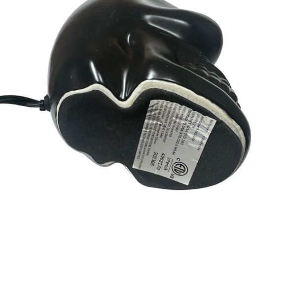 Gothic Spooky BLACK SKULL Electric Oil Wax Tart Fragrance Warmer Halloween 6" - Picture 8 of 9